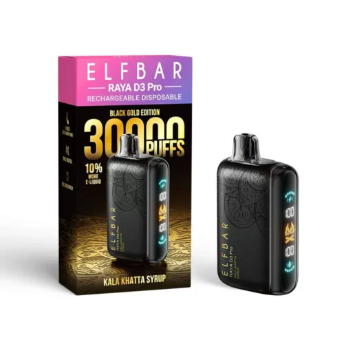 ELF BAR RAYA D3 PRO 30000 KALA KHATTA SYRUP