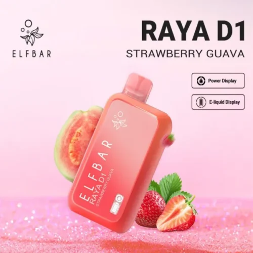 Elf Bar Raya D1 13000puffs- Strawberry Guava